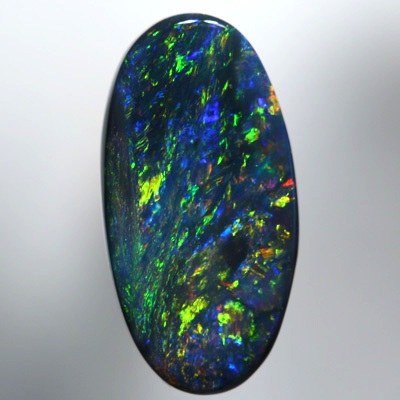 SOLID BLACK OPAL Burning bright golden fire SEE VIDEO